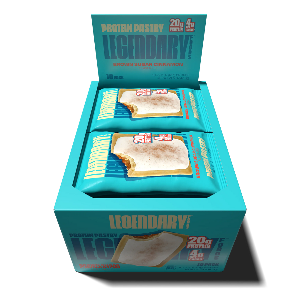 Open box of Brown Sugar Cinnamon Protein Pastries