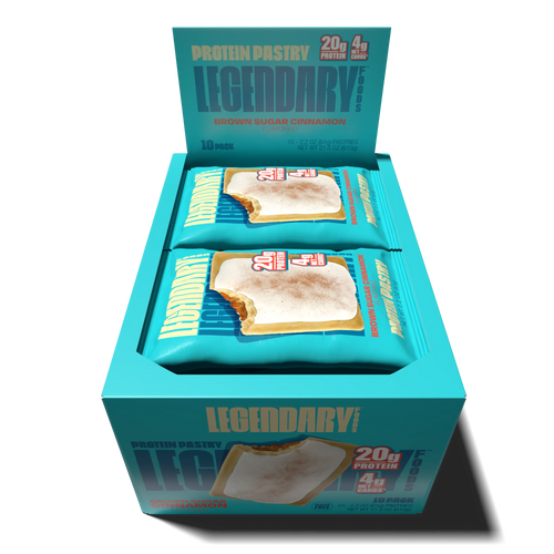 Open box of Brown Sugar Cinnamon Protein Pastries