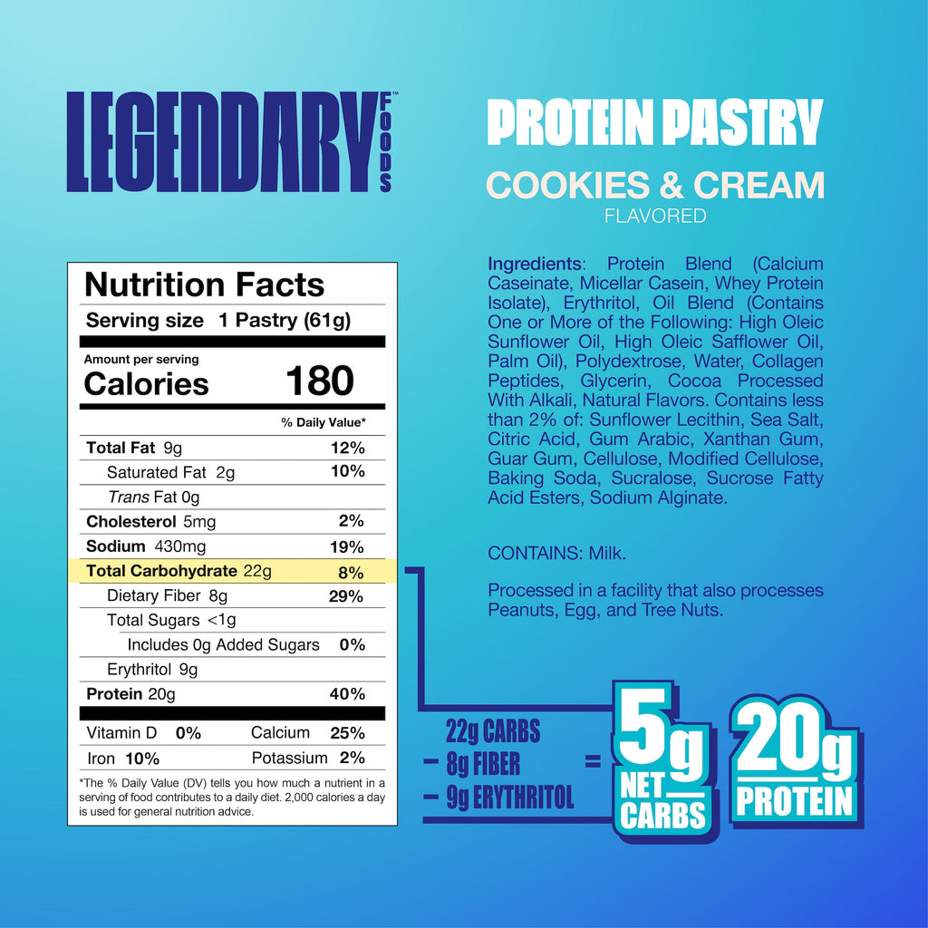 Cookies & Cream pastry detail
