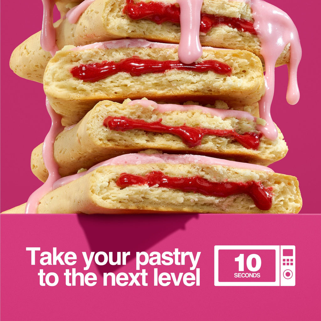 Warm Cherry Crumble pastry