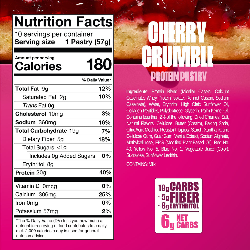 Cherry Crumble nutrition facts