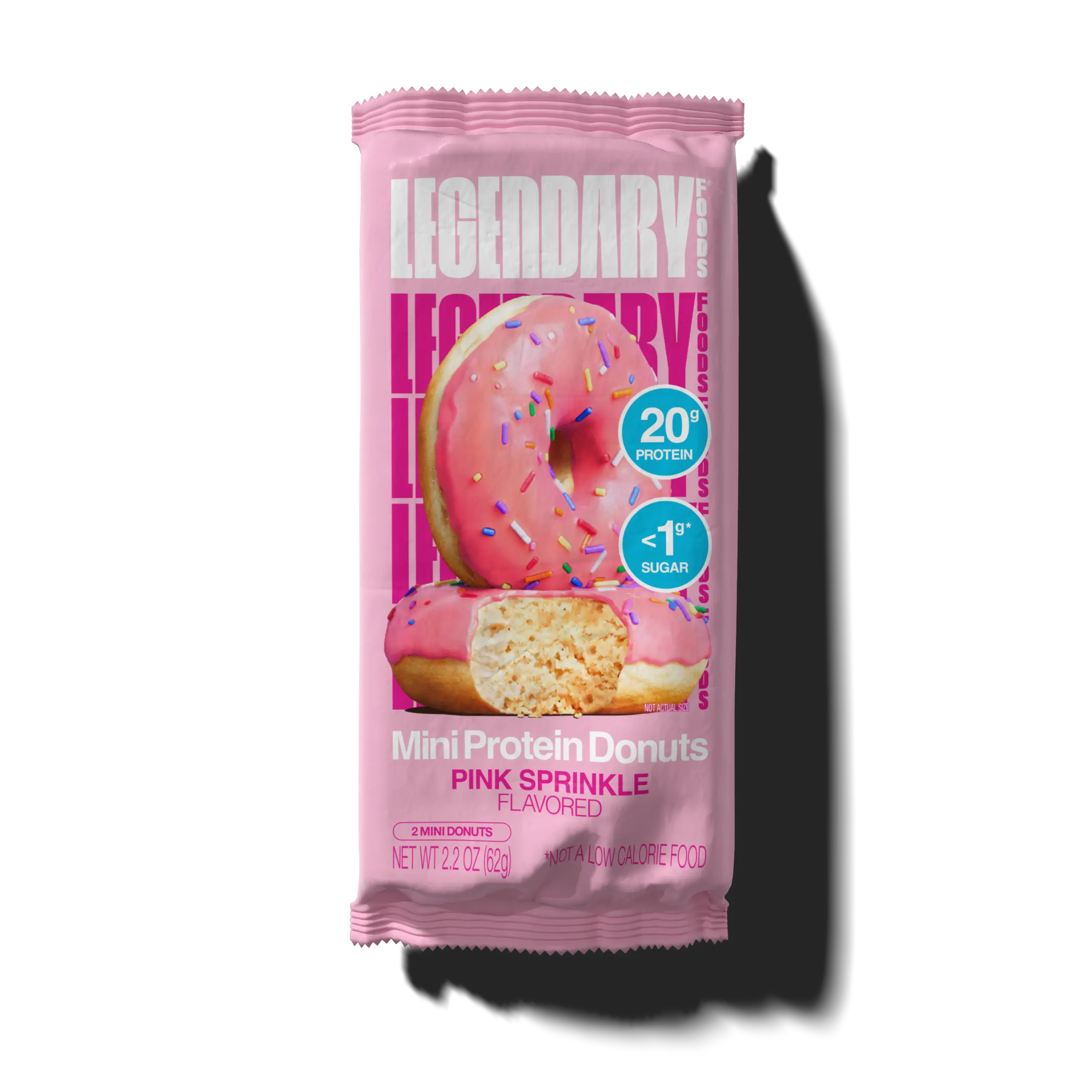 Pink Sprinkle Protein Donuts package