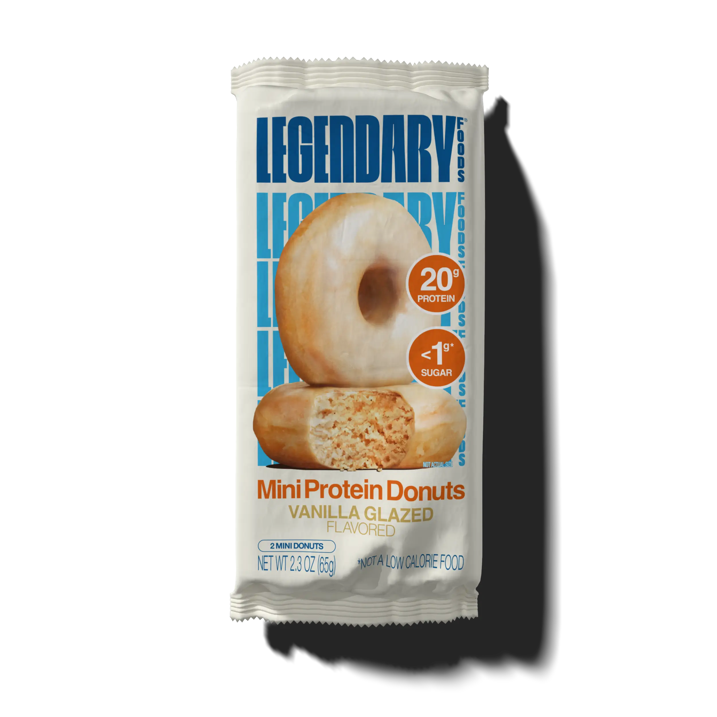 Vanilla Glazed Protein Donuts package