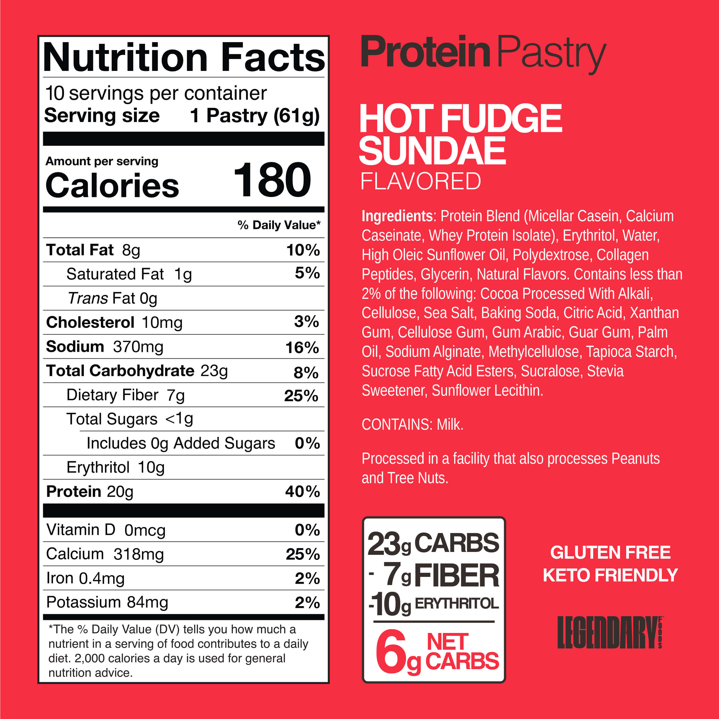 Hot Fudge Sundae nutrition facts