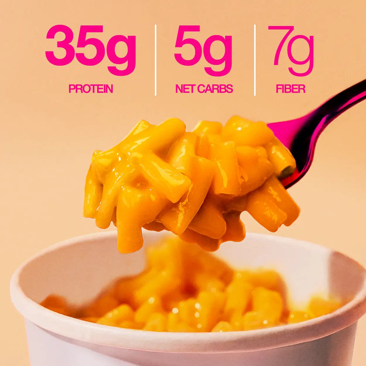 Mac & Cheese Protein Pasta detail