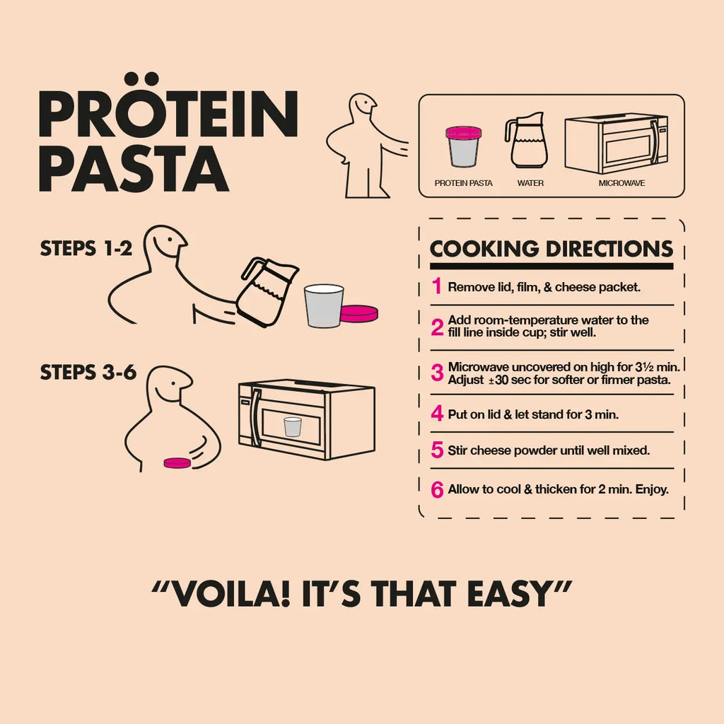 Mac & Cheese Protein Pasta serving