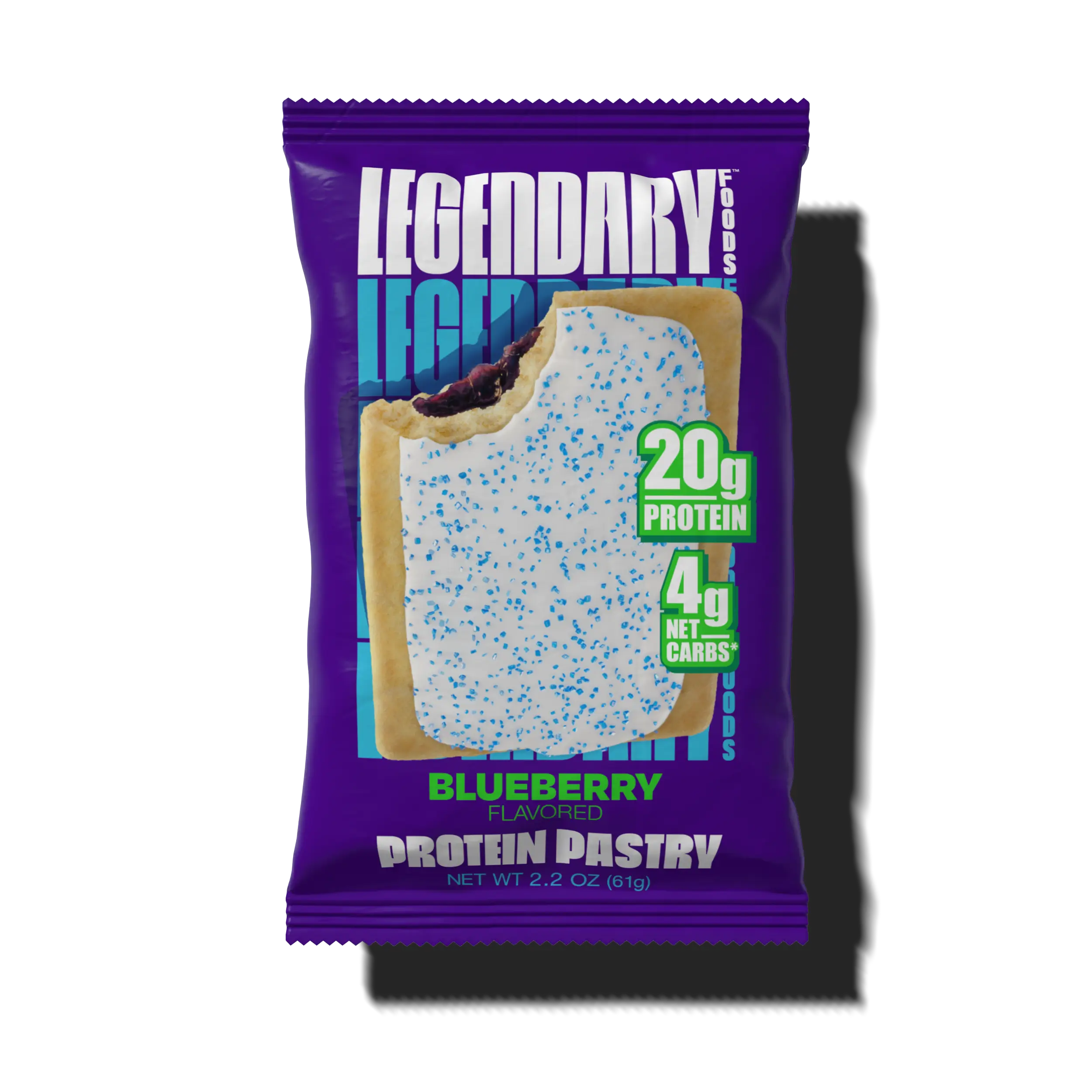 Blueberry Protein Pastry package