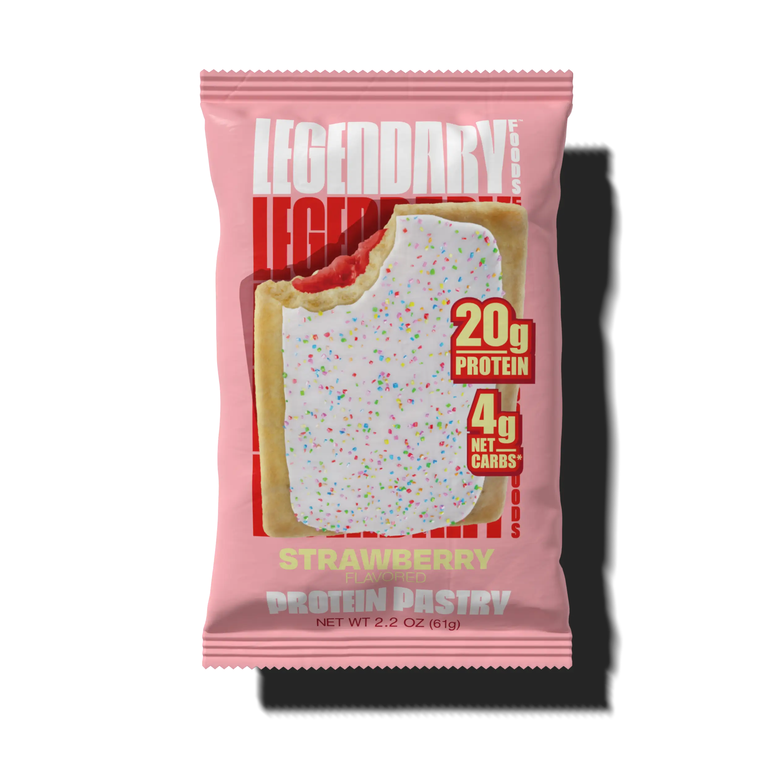 Strawberry Protein Pastry package