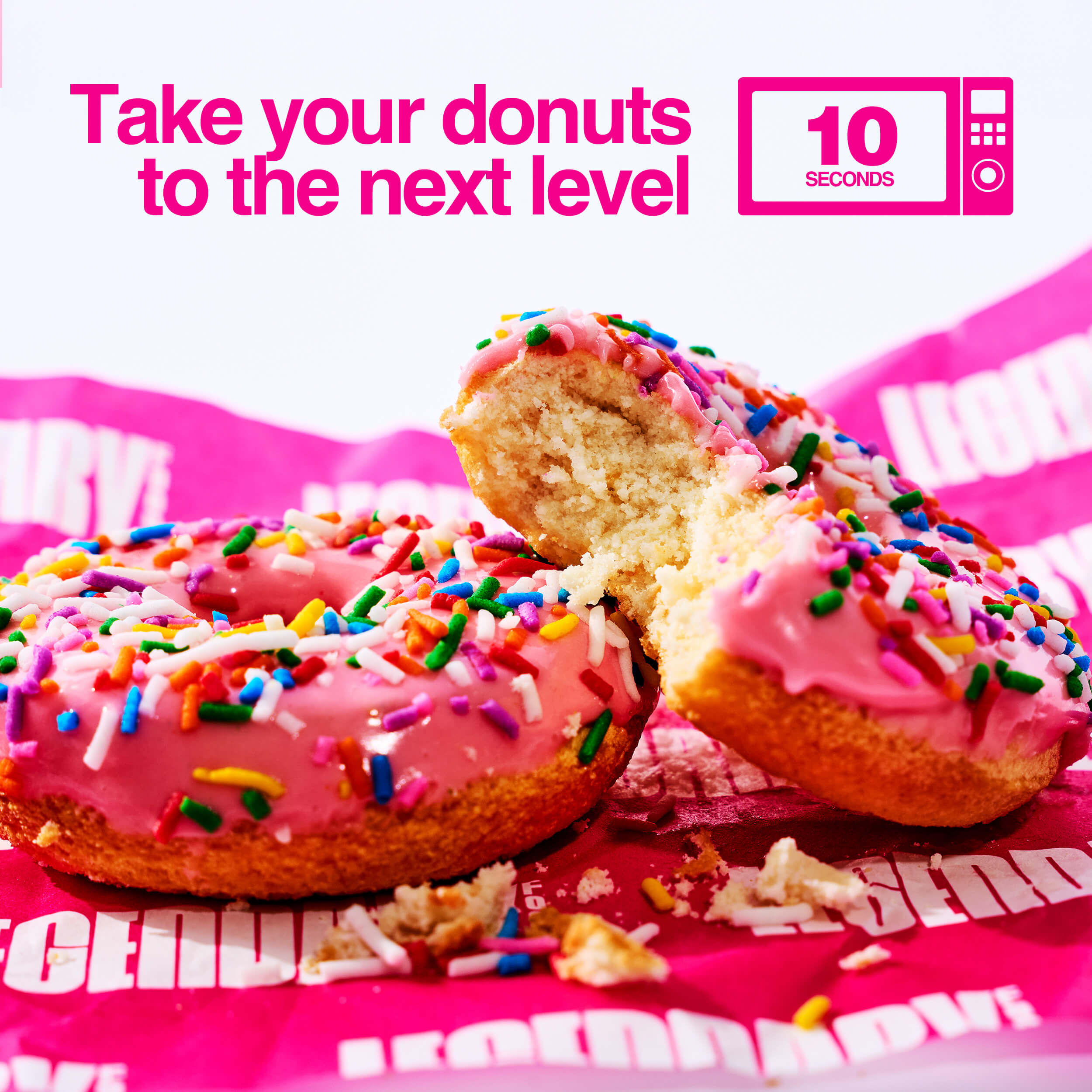 Pink Sprinkle donut