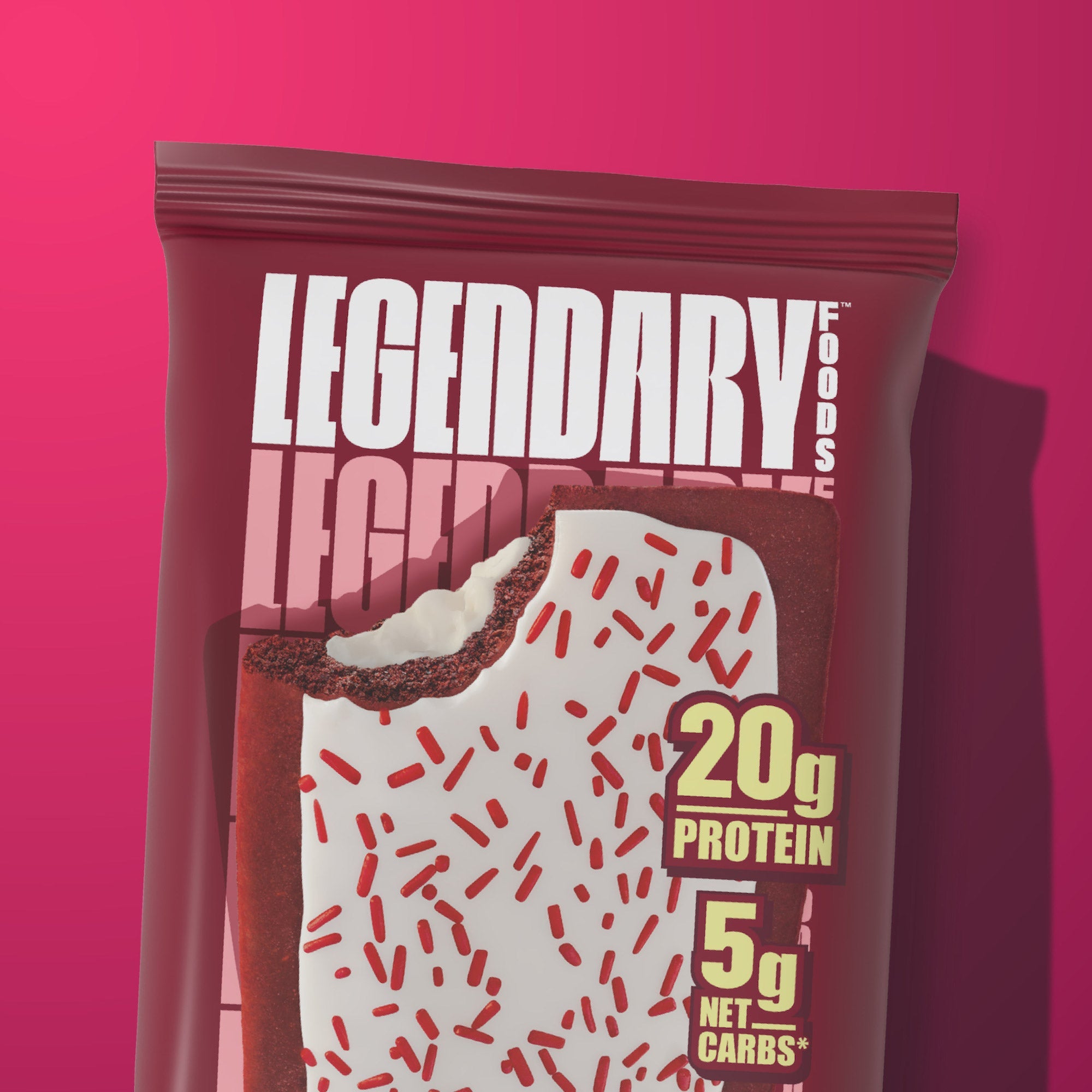 Red Velvet Protein Pastry package