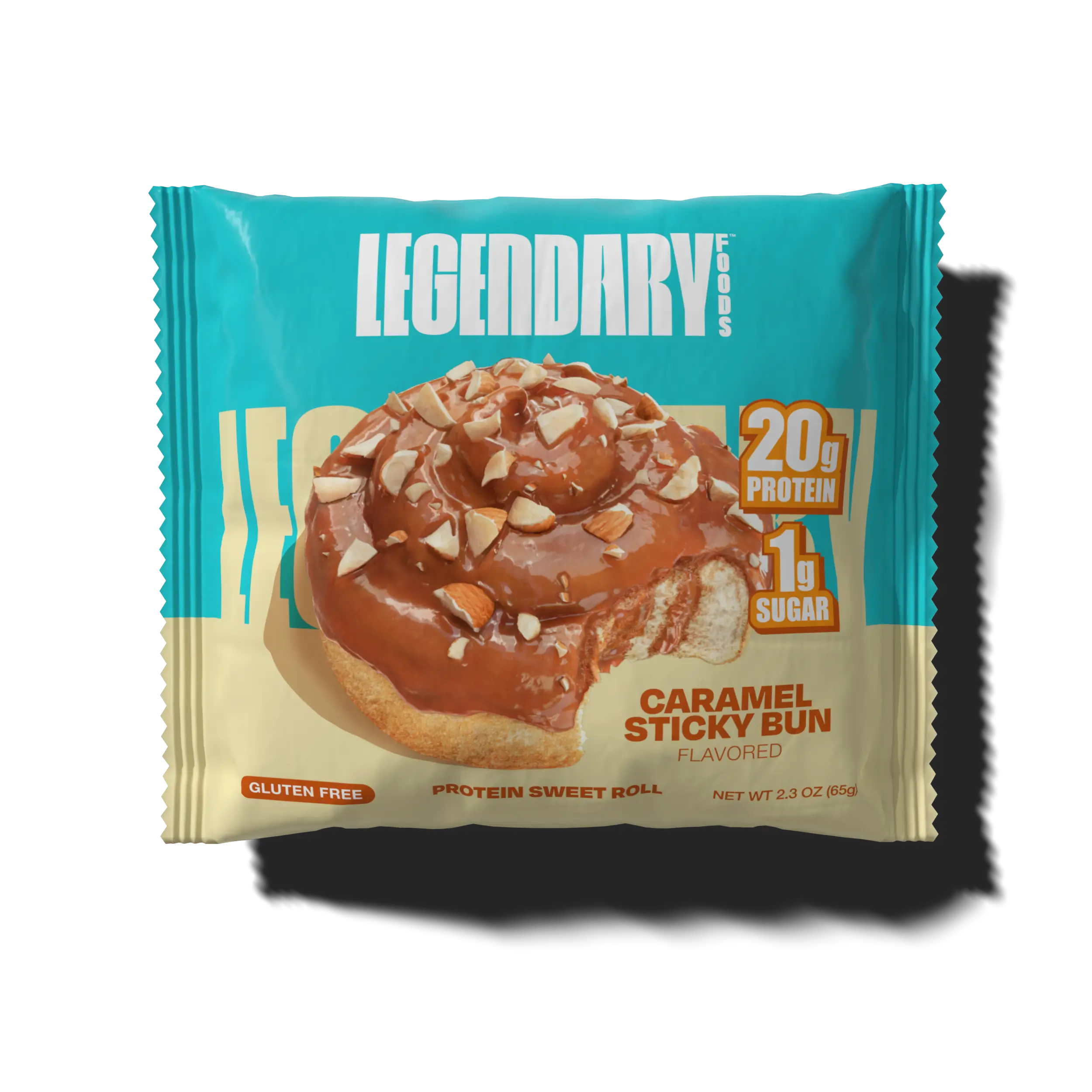 Caramel Sticky Bun Protein Sweet Roll package