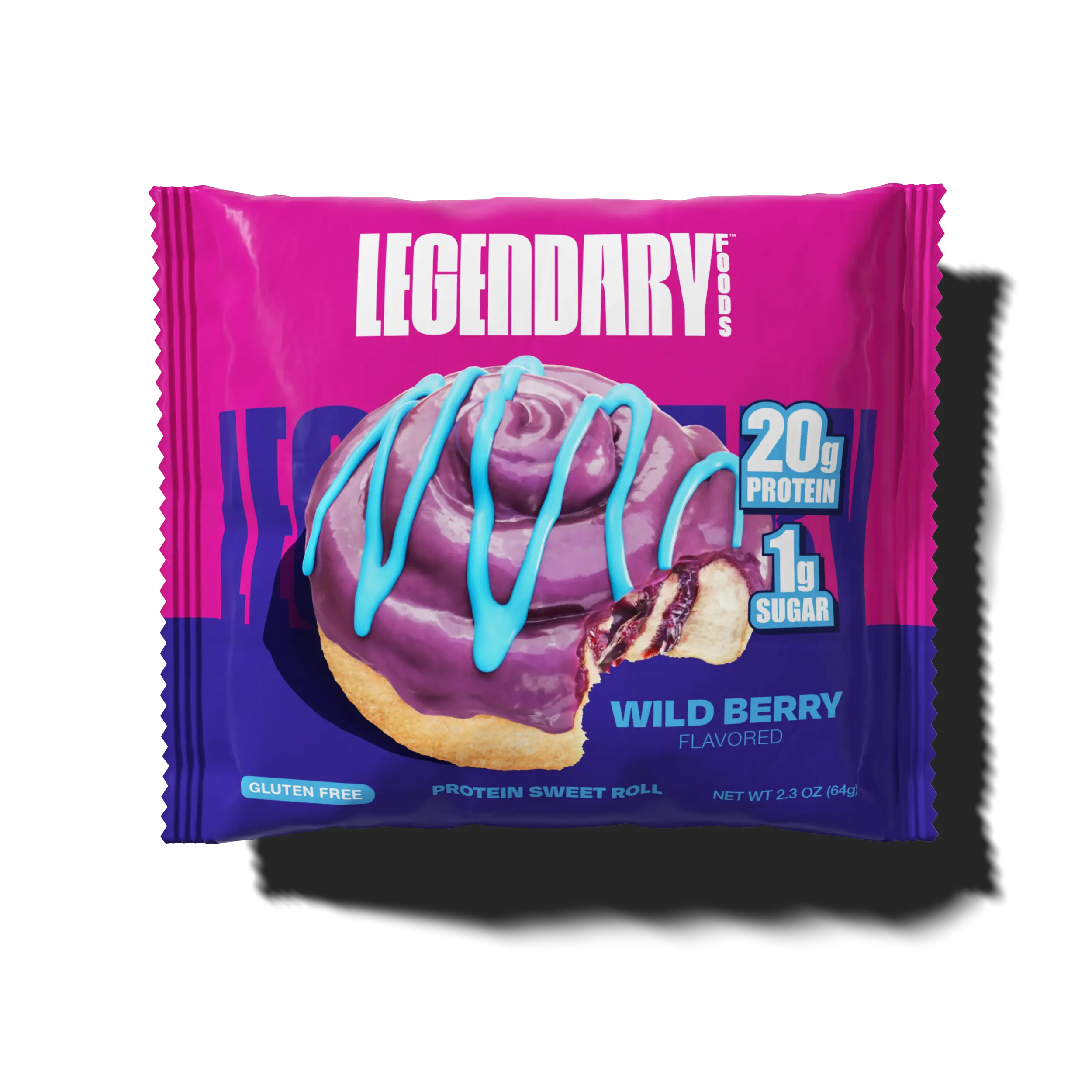 Wild Berry Protein Sweet Roll package